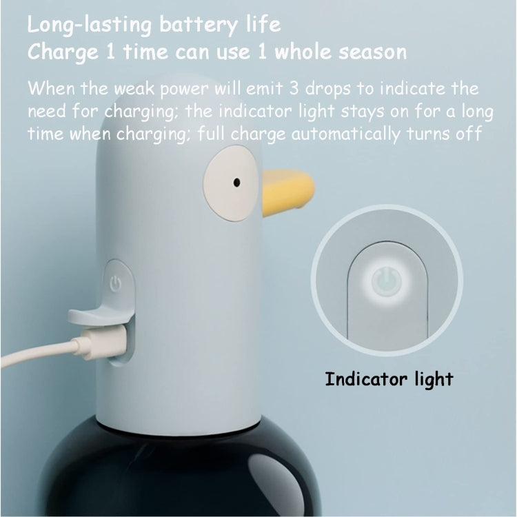 Cute Duck Automatic Foam Soap Dispenser Rechargeable Touchless Hand Washing Machine For Bathroom Kitchen(Blue) - Soap Dispenser by PMc TechLife | Online Shopping South Africa | PMc TechLife | Buy Now Pay Later Mobicred