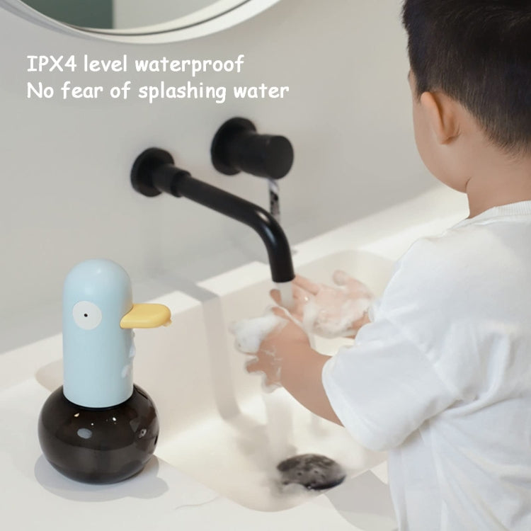 Cute Duck Automatic Foam Soap Dispenser Rechargeable Touchless Hand Washing Machine For Bathroom Kitchen(Blue) - Soap Dispenser by PMc TechLife | Online Shopping South Africa | PMc TechLife | Buy Now Pay Later Mobicred