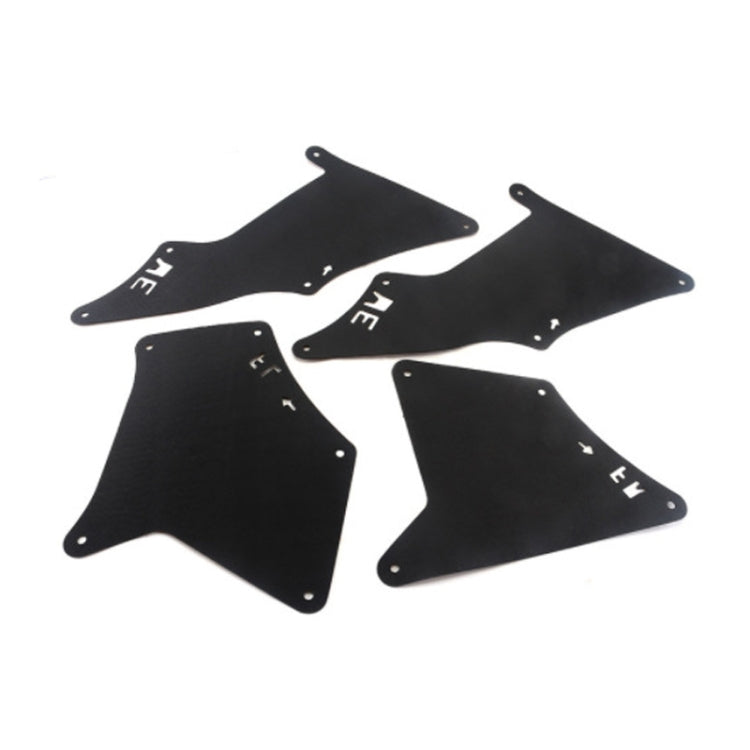Front Wheel Fender Leather Lining for 03-17 Toyota Prado 2700 4000(Black) - Mudguards by PMC TechLife | Online Shopping South Africa | PMC TechLife | Buy Now Pay Later Mobicred