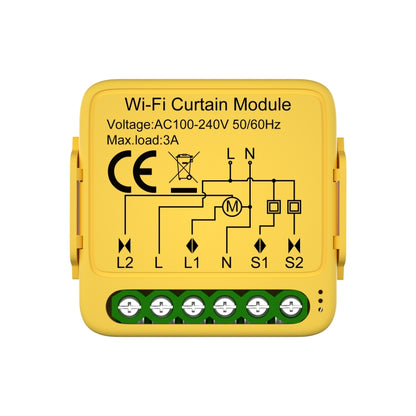 WiFi Graffiti Curtain Switch On / Off Module - Smart Switch by PMC Jewellery | Online Shopping South Africa | PMC Jewellery | Buy Now Pay Later Mobicred