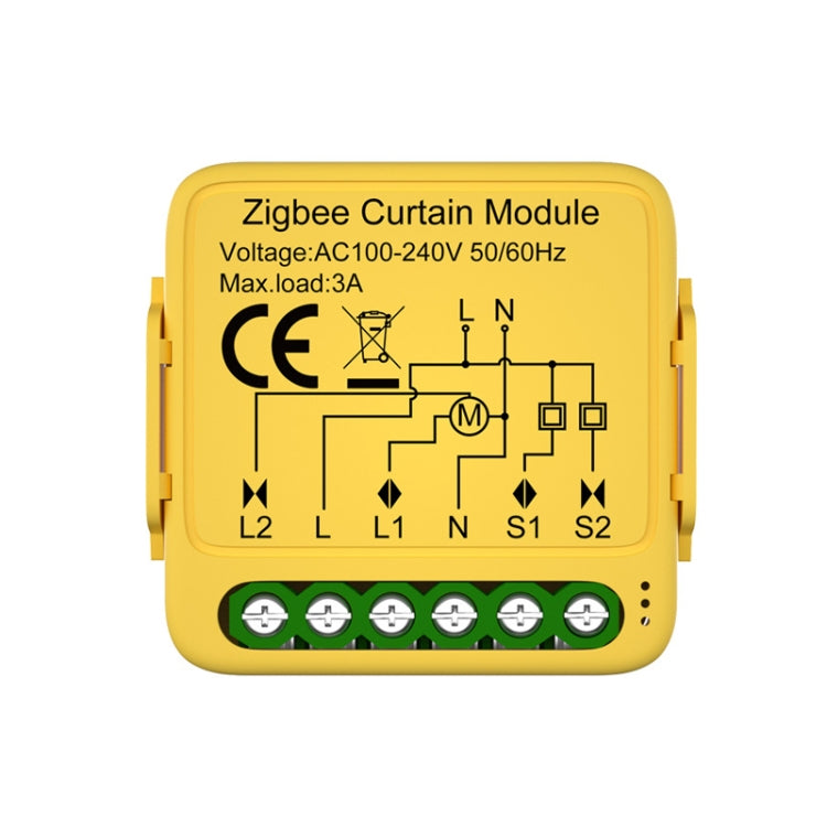 ZigBee Graffiti Curtain Switch On / Off Module - Smart Switch by PMC Jewellery | Online Shopping South Africa | PMC Jewellery | Buy Now Pay Later Mobicred