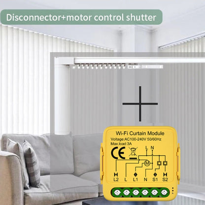 ZigBee Graffiti Curtain Switch On / Off Module - Smart Switch by PMC Jewellery | Online Shopping South Africa | PMC Jewellery | Buy Now Pay Later Mobicred