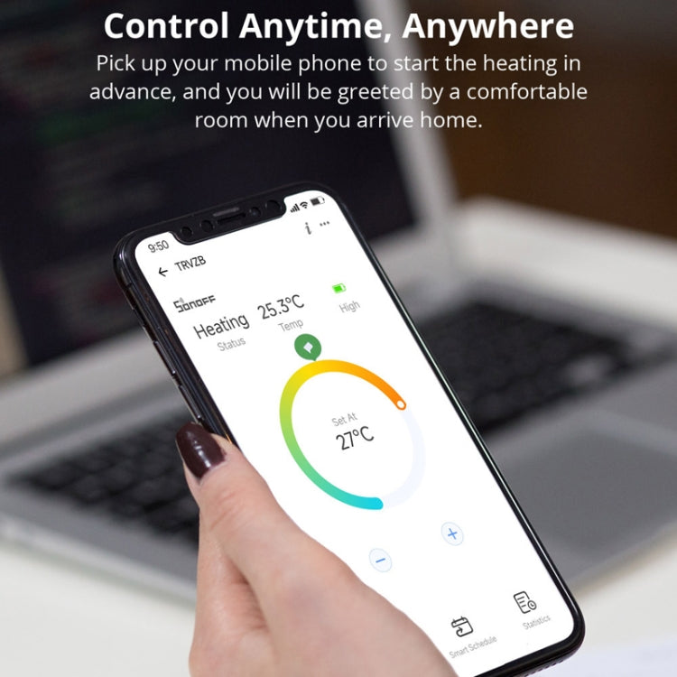 SONOFF TRVZB Zigbee Temperature Control Valve Intelligent Heating Anti-freezing APP Remote Control - free shipping - PMC TechLife - Order now!