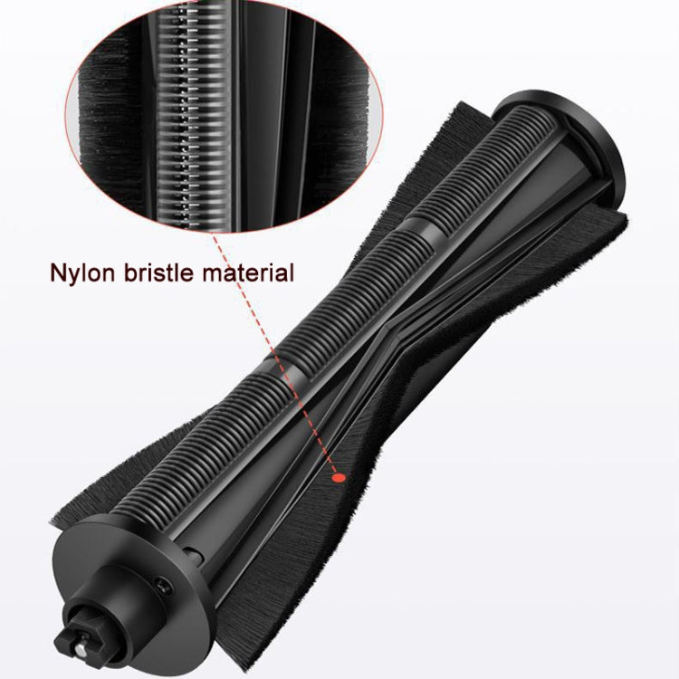 For Dreame X30 / S10PU Vacuum Cleaner Anti-Tangle Roller Brush 1st Generation Black - For Xiaomi Accessories by PMC Jewellery | Online Shopping South Africa | PMC Jewellery | Buy Now Pay Later Mobicred