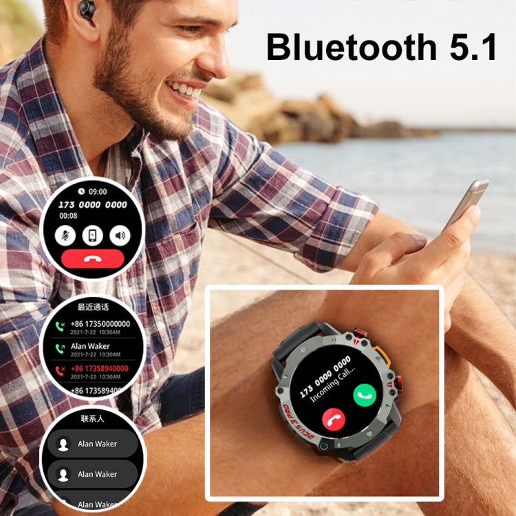 LOKMAT ZEUS3 Pro 1.39-Inch 5ATM Waterproof Outdoor Sports Bluetooth Call Smart Watch(Black) - Smart Watches by LOKMAT | Online Shopping South Africa | PMC Jewellery | Buy Now Pay Later Mobicred