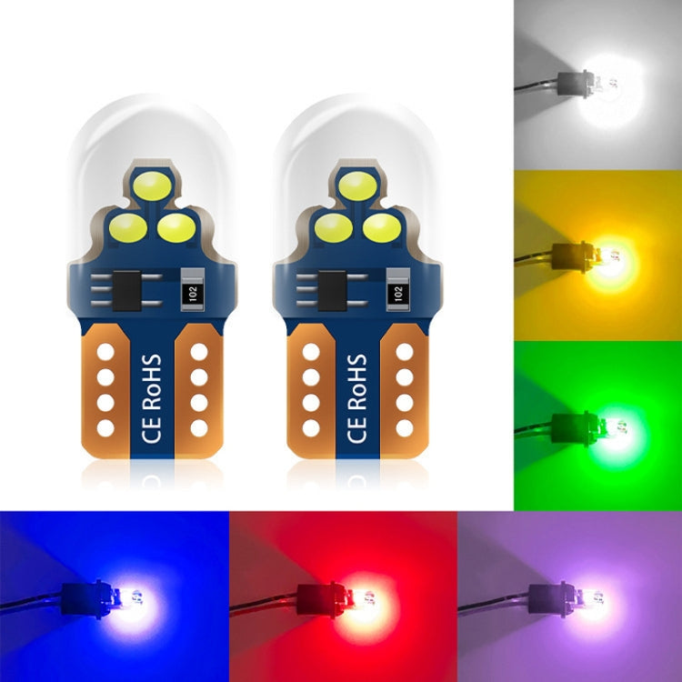 10pcs W5W Width Indicator Light Flashing LED Crystal License Plate Light(Random Color Delivery) - Clearance Lights by PMC Jewellery | Online Shopping South Africa | PMC Jewellery | Buy Now Pay Later Mobicred