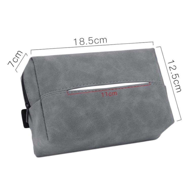 Car Armrest Box Tissue Box Car Sun Visor Seat Back Hanging Tissue Storage Bag(Black) - Tissue Boxes by PMC TechLife | Online Shopping South Africa | PMC TechLife | Buy Now Pay Later Mobicred