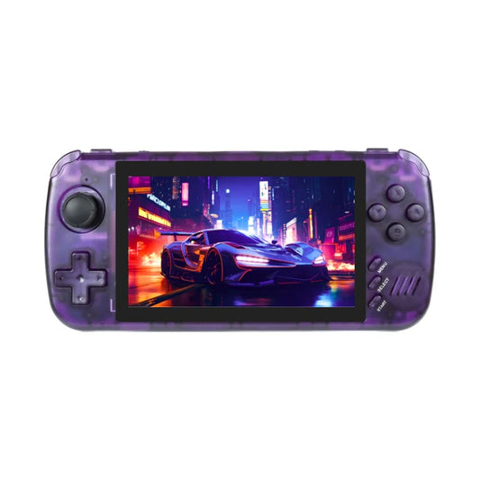 POWKIDDY X39 Pro 4.5 Inch Retro Handheld Game Console  ATM7051 Quad-Core Support HD TV Out 64G(Purple Transparent) - Pocket Console by POWKIDDY | Online Shopping South Africa | PMC Jewellery | Buy Now Pay Later Mobicred