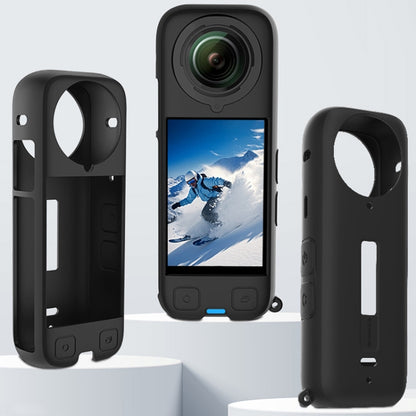 For Insta360 X4 CYNOVA OX4-JST-CY Body Silicone Case(Black) - Case & Bags by CYNOVA | Online Shopping South Africa | PMC Jewellery | Buy Now Pay Later Mobicred