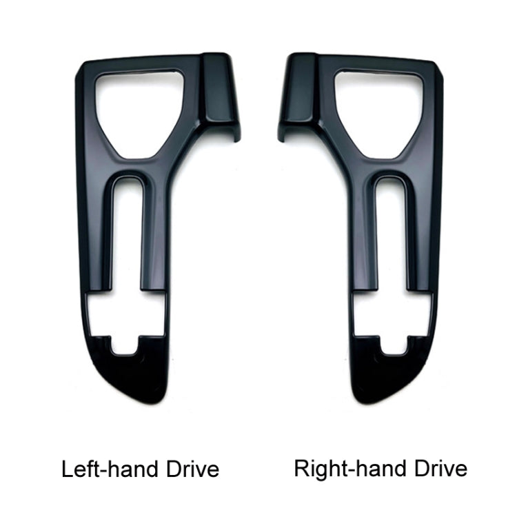 For 2023 Toyota Crown Center Control Gear Decorative Bright Frame, Size: Left-hand Drive(Black) - Car Interior Mouldings by PMC TechLife | Online Shopping South Africa | PMC TechLife | Buy Now Pay Later Mobicred