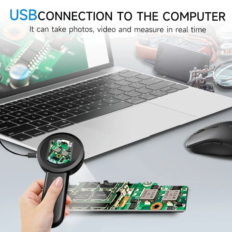 Digital Microscope Handheld High-Definition Electronic Magnifier(Black) - free shipping - PMC TechLife - Order now!