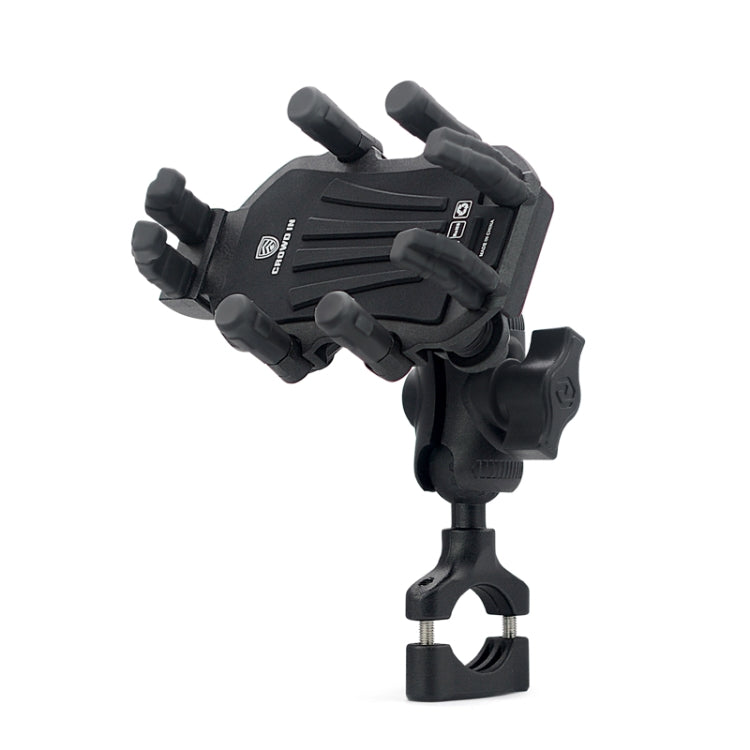 Outdoor Motorcycle Aluminum Alloy Shock-absorbing Mobile Phone Holder(Handlebar Model) - Holder by PMC TechLife | Online Shopping South Africa | PMC TechLife | Buy Now Pay Later Mobicred