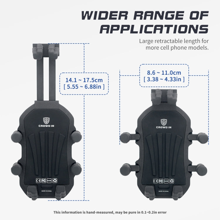Outdoor Motorcycle Aluminum Alloy Shock-absorbing Mobile Phone Holder(Handlebar Model) - Holder by PMC TechLife | Online Shopping South Africa | PMC TechLife | Buy Now Pay Later Mobicred
