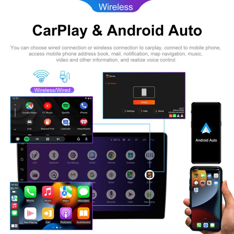 Universal 9 Inch 8 Core CarPlay Android Navigation Car Center Control All-In-One Monitor, Memory: 2+32G(Standard+AHD Camera) - Car MP3 & MP4 & MP5 by PMC Jewellery | Online Shopping South Africa | PMC Jewellery | Buy Now Pay Later Mobicred