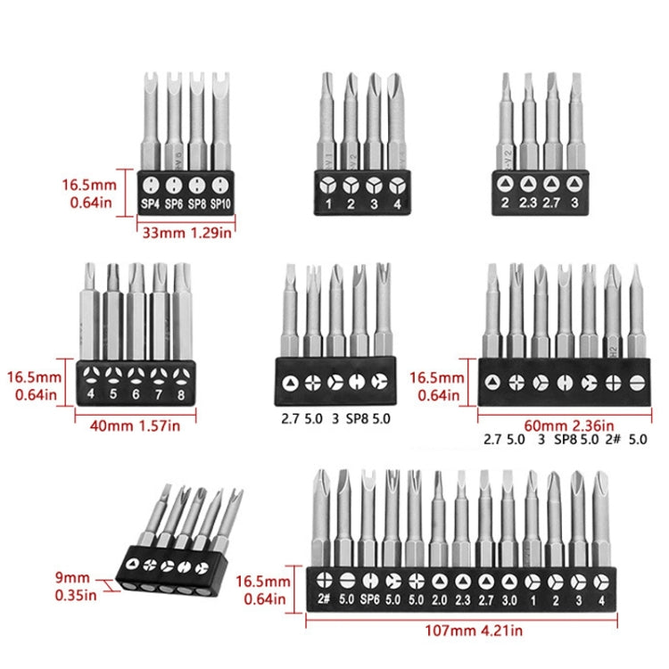 7pcs / Set Profile Bit Chrome Vanadium Steel Bit Set Appliance Repair Electrical Drill Accessories With Magnetic - Drill & Drill Bits by PMC TechLife | Online Shopping South Africa | PMC TechLife | Buy Now Pay Later Mobicred