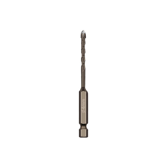 4mm Hexagonal Shank Spiral Flute Cross Alloy Drill Bits Glass Tile Four Edge Drivers - Drill & Drill Bits by PMC Jewellery | Online Shopping South Africa | PMC Jewellery | Buy Now Pay Later Mobicred