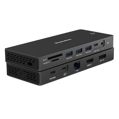 Blueendless 12-In-1 HD Multifunctional Docking Station 10Gbps Splitter With Switch(Dual 8K HDMI+DP) - USB HUB by Blueendless | Online Shopping South Africa | PMC Jewellery | Buy Now Pay Later Mobicred