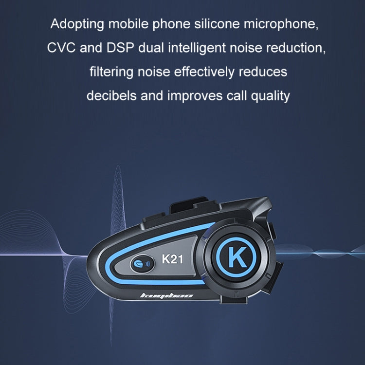 KUQIBAO Motorcycle Helmet Long-lasting Waterproof Bluetooth-compatible Headset with Light(Soft Microphone) - free shipping - PMC TechLife - Order now!