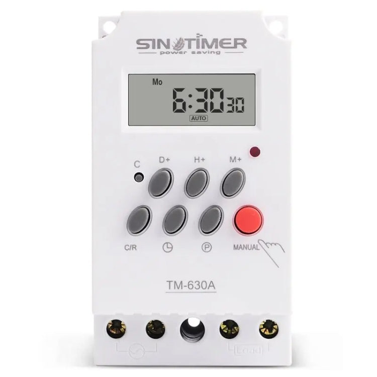 SINOTIMER  TM630A-4  12V DC Timer Switch Din Rail Digital Weekly Programmable Time Relay - free shipping - PMC TechLife - Order now!