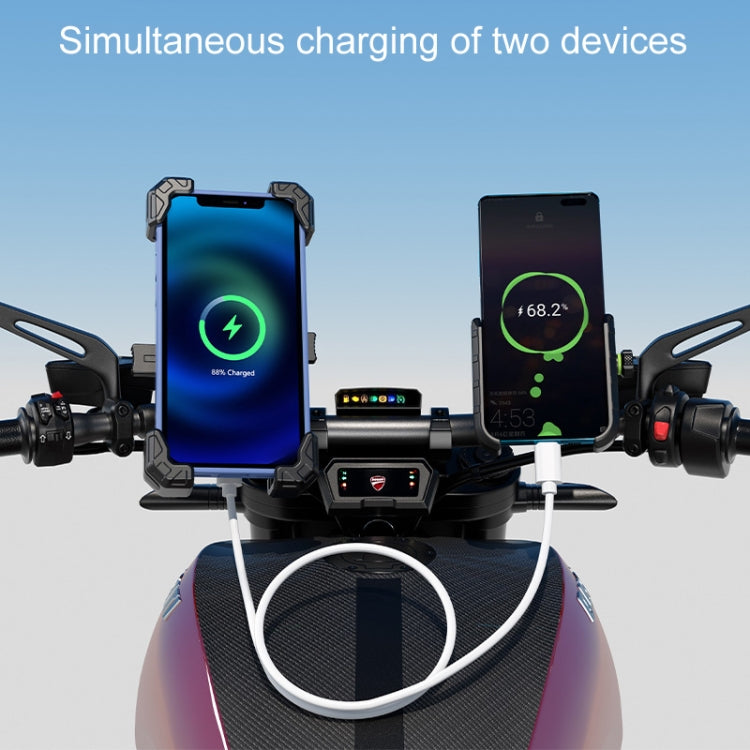 Kewig Motorcycle Navigation Phone Holder Outdoor Riding Charging Bracket, Model: M11-G2-A3 - Holder by Kewig | Online Shopping South Africa | PMC Jewellery | Buy Now Pay Later Mobicred