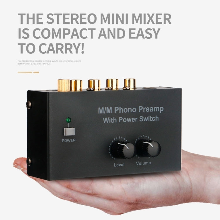 Vinyl Record Player Preamplifier, EU Plug(PP500) -  by PMC TechLife | Online Shopping South Africa | PMC TechLife | Buy Now Pay Later Mobicred