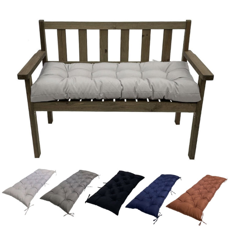 150x50x8cm Outdoor Bench Waterproof Sunscreen Thickened Soft Cushion(Light Gray) - free shipping - PMc TechLife - Order now!