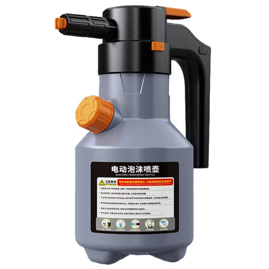 2L Car Wash Electric Foam Sprayer Rechargeable Pressurized PA Pot Electric Booster Sprayer(Grey) - Car washing supplies by PMC Jewellery | Online Shopping South Africa | PMC Jewellery | Buy Now Pay Later Mobicred