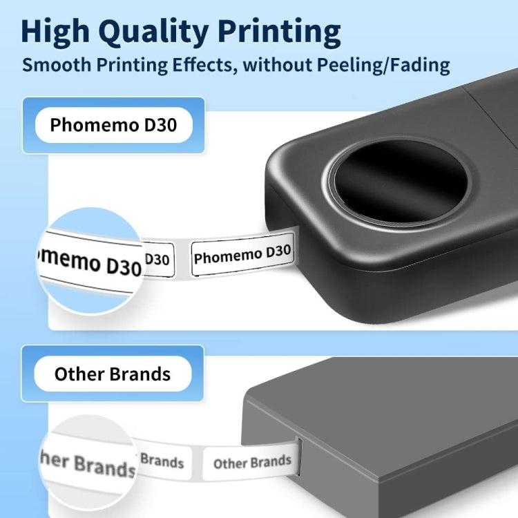 Phomemo D30 Thermal Label Printer Portable Bluetooth Mini Label Maker Machine With 3 Rolls Paper Green - free shipping - PMC TechLife - Order now!
