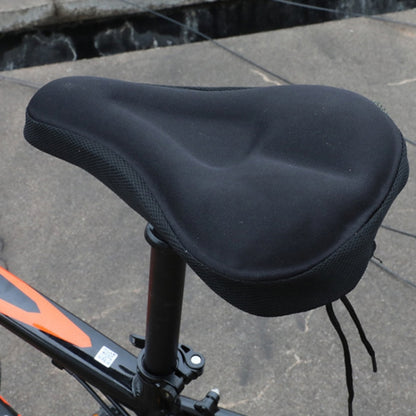 Mountain Bike Silicone Saddle Cover Cycling Stereo Saddle Gear(Black) - Bicycle Saddle by PMC Jewellery | Online Shopping South Africa | PMC Jewellery | Buy Now Pay Later Mobicred