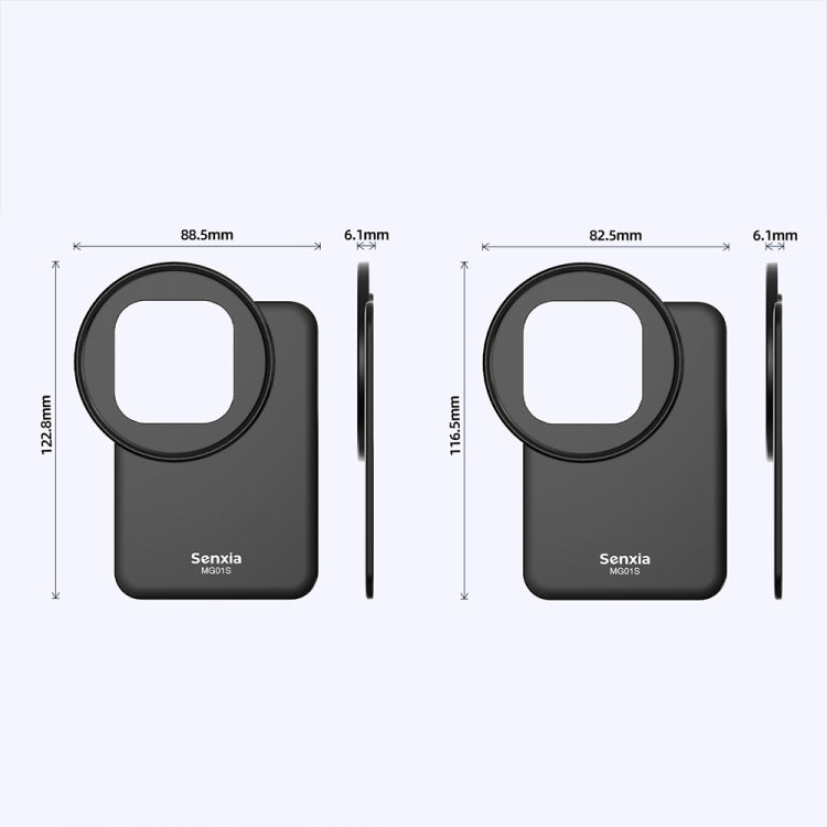 For iPhone Senxia Magsafe Magnetic Mobile Phone Filter Holder Phone Lens Adapter Base For 6.7-inch - Lens & Accessories by Senxia | Online Shopping South Africa | PMC Jewellery | Buy Now Pay Later Mobicred