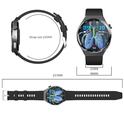 F800 Wellness Smart Watch Blood Pressure ECG Electrocardiogram SOS Alarm Pedometer Sports Watch, Color: Black Three Strains - Sport Watches by PMC Jewellery | Online Shopping South Africa | PMC Jewellery | Buy Now Pay Later Mobicred