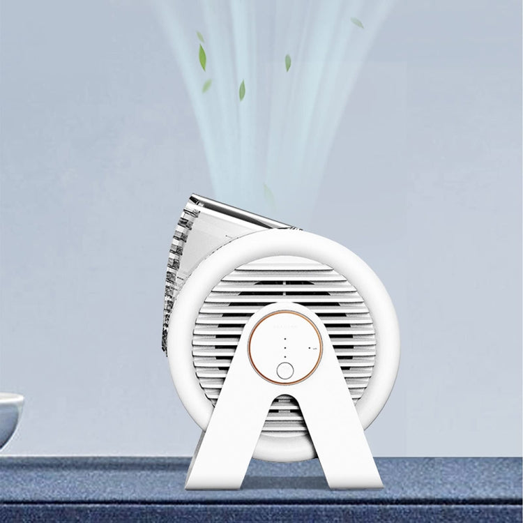 F7 Snail-shaped Desktop Mini Portable Bladeless Air Circulation Fan(White) - Electric Fans by PMC TechLife | Online Shopping South Africa | PMC TechLife | Buy Now Pay Later Mobicred