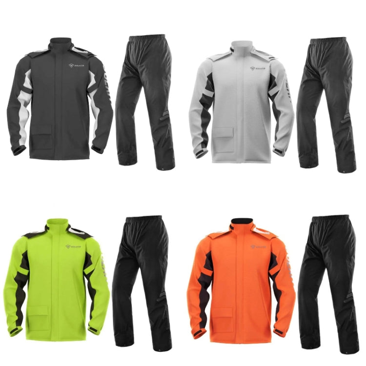 SULAITE Outdoor Motorcycle Riding Full Body Split Raincoat Suit, Size: L(Orange) - free shipping - PMC TechLife - Order now!