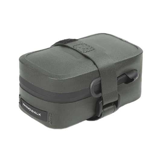 Rhinowalk RK5200 0.39L Bicycle Lightweight Waterproof Tail Bag Outdoor Cycling TPU Saddle Bag(Green) - Bicycle Bags by Rhinowalk | Online Shopping South Africa | PMC Jewellery | Buy Now Pay Later Mobicred