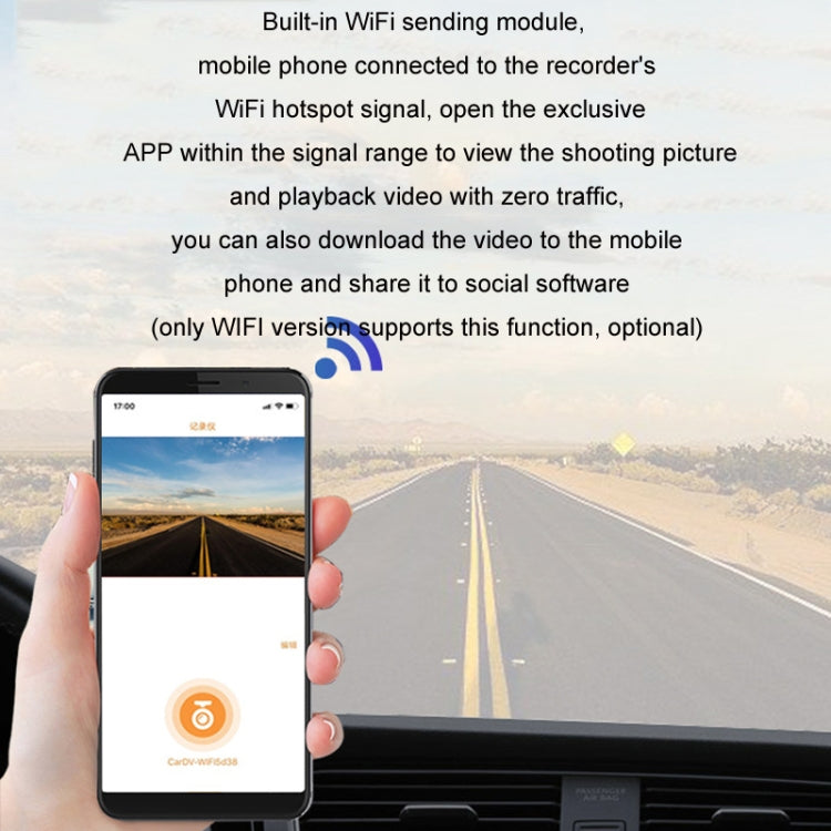 Android ADAS HD Night Vision 1080P USB Driving Recorder, Model: Single Lens(32G Memory Card) - Car DVRs by PMC TechLife | Online Shopping South Africa | PMC TechLife | Buy Now Pay Later Mobicred