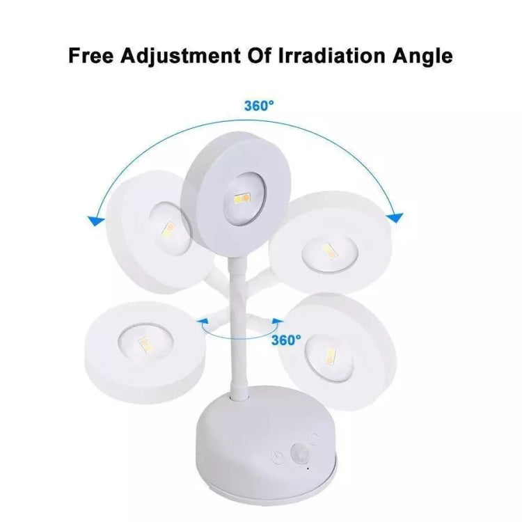 Rechargeable LED Motion Sensor Wireless Spotlight Dimmable Picture Light 1200mAH(White) - Sensor LED Lights by PMC TechLife | Online Shopping South Africa | PMC TechLife | Buy Now Pay Later Mobicred