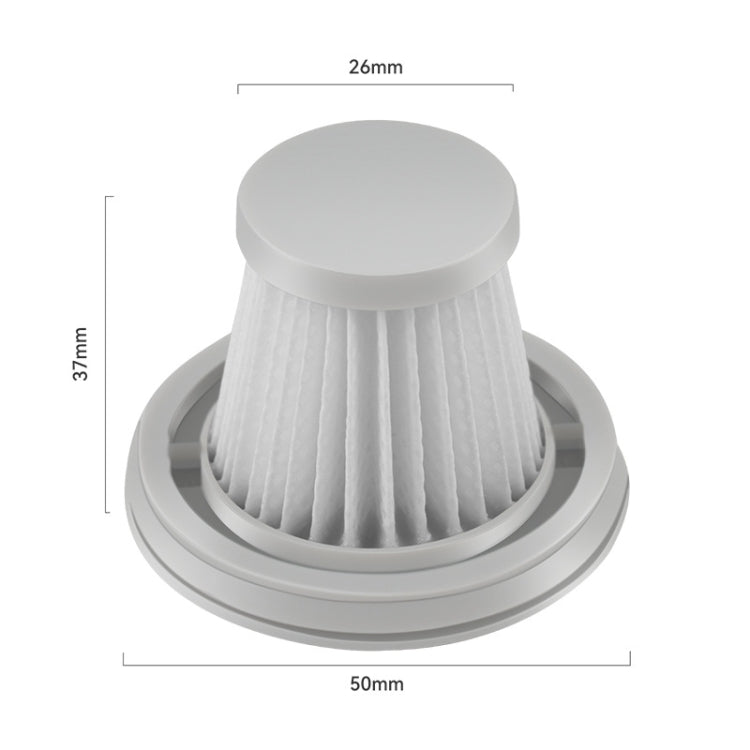 For Xiaomi Mijia Handy Vacuum Cleaner Hepa Filter Replacement  Accessories - For Xiaomi Accessories by PMc TechLife | Online Shopping South Africa | PMc TechLife | Buy Now Pay Later Mobicred
