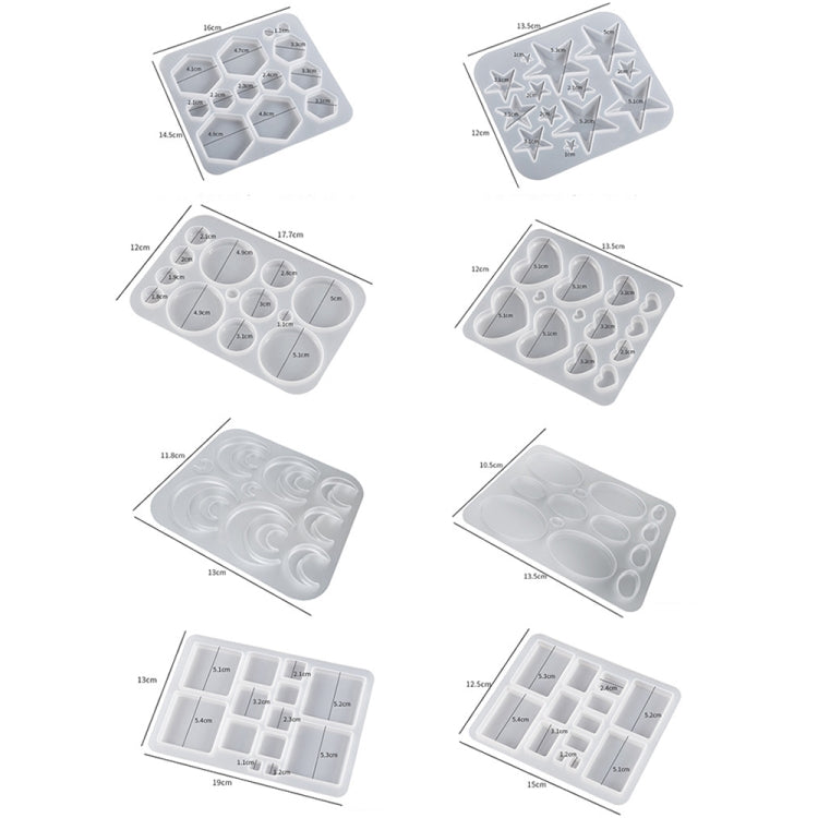 DIY Epoxy Resin Three-Dimensional Geometric Pendant Earring Silicone Mold, Spec: Hexagonal - free shipping - PMc TechLife - Order now!