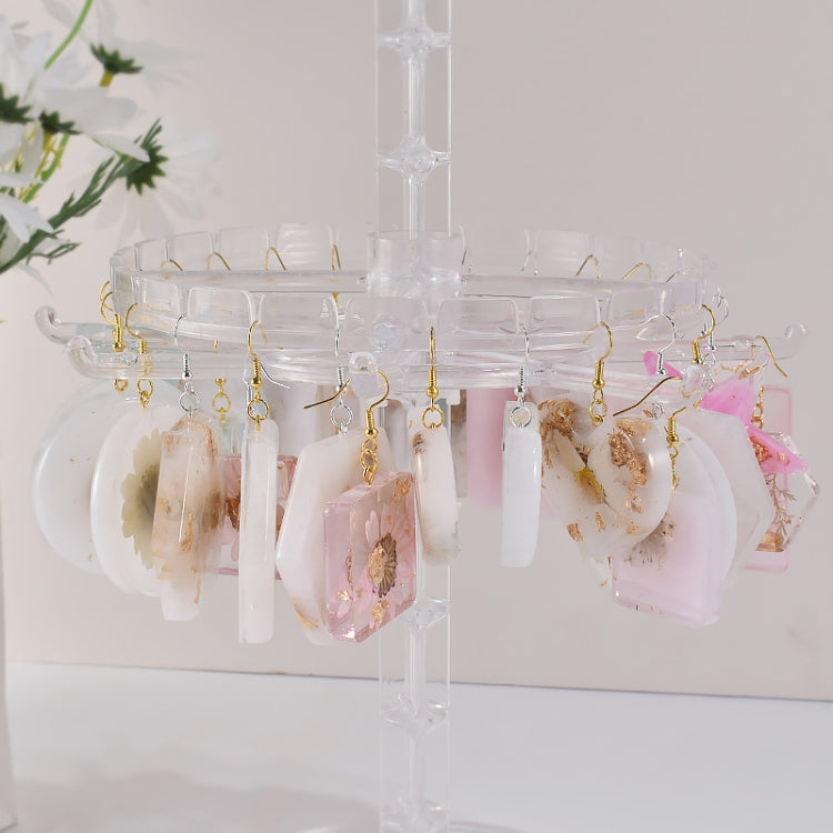 DIY Epoxy Resin Three-Dimensional Geometric Pendant Earring Silicone Mold, Spec: Hexagonal - free shipping - PMc TechLife - Order now!