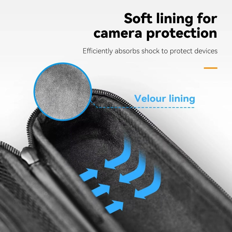 For DJI Osmo Pocket 3 Camera TELESIN Portable Carrying Bag Storage Case(Black) - free shipping - PMC TechLife - Order now!