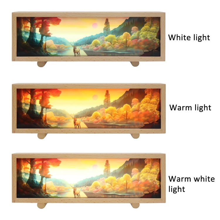 Bluetooth Music Wooden Acrylic Atmosphere Lightbox Decoration Painting Night Light - Night Lights by PMc TechLife | Online Shopping South Africa | PMc TechLife | Buy Now Pay Later Mobicred