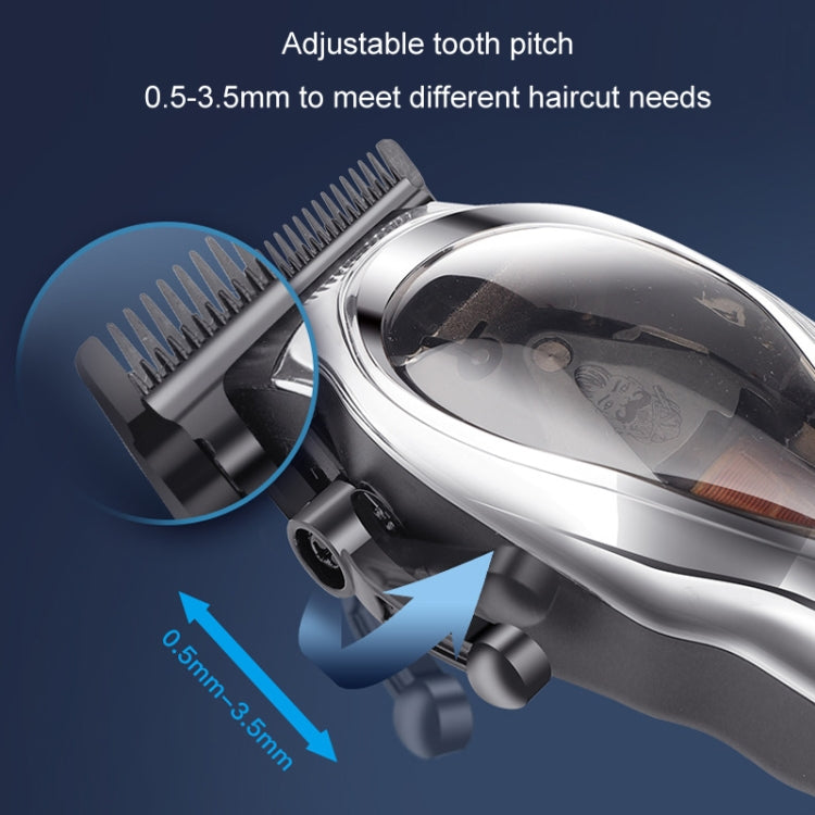 Rechargeable Magnetic Suspension High-speed Electric Hair Clipper(Blue) - free shipping - PMC TechLife - Order now!