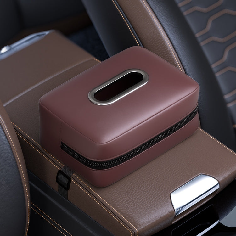Car Seat Armrest Tissue Box Sun Visor Seat Back Hanging Paper Bag(Red) - Stowing Tidying by PMC TechLife | Online Shopping South Africa | PMC TechLife | Buy Now Pay Later Mobicred