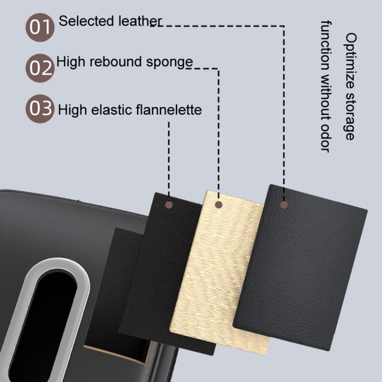 Car Seat Armrest Tissue Box Sun Visor Seat Back Hanging Paper Bag(Brown) - Stowing Tidying by PMC TechLife | Online Shopping South Africa | PMC TechLife | Buy Now Pay Later Mobicred