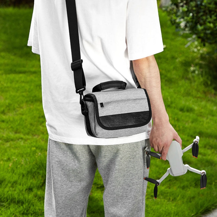 For DJI Mini 4 Pro Baona BN-H016 Portable Waterproof Crossbody Drones Storage Bag(Grey) - free shipping - PMC TechLife - Order now!