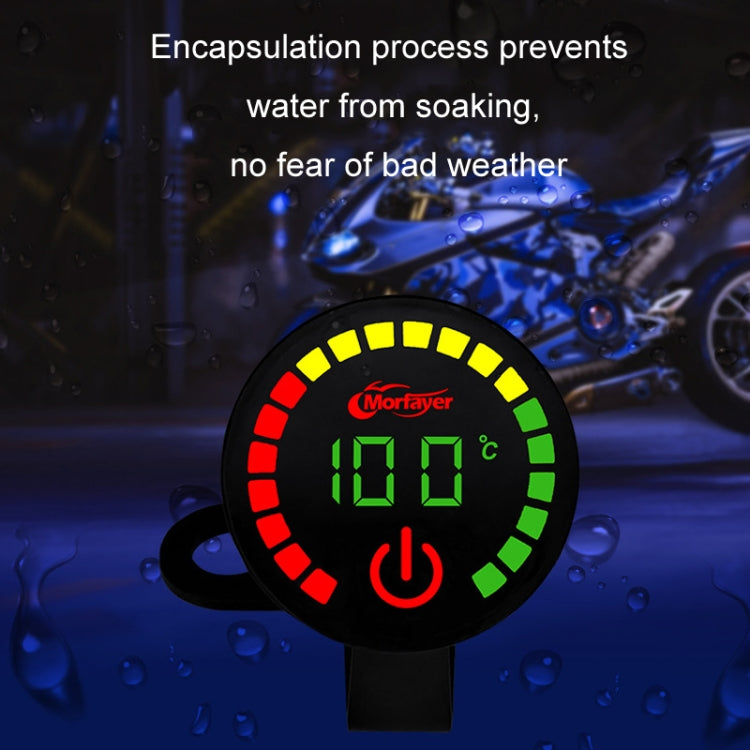 Morfayer Motorcycle Dual Display Intelligent Alarm Power Meter, Model: Water Temperature Meter(Random Color Delivery) - Electrical Instruments by PMC Jewellery | Online Shopping South Africa | PMC Jewellery | Buy Now Pay Later Mobicred