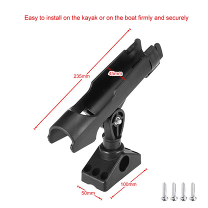 Boat Kayak 360 Degree Adjustable Fishing Rod Holder(235MM) - Marine Accessories & Parts by PMC Jewellery | Online Shopping South Africa | PMC Jewellery | Buy Now Pay Later Mobicred