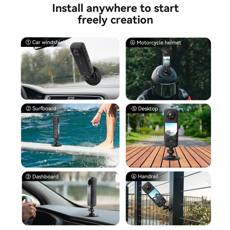 AMagisn Flexible Adhesive Mount for DJI / GoPro HERO / Insta360 Action Camera, Spec: 3 Claws - free shipping - PMC TechLife - Order now!