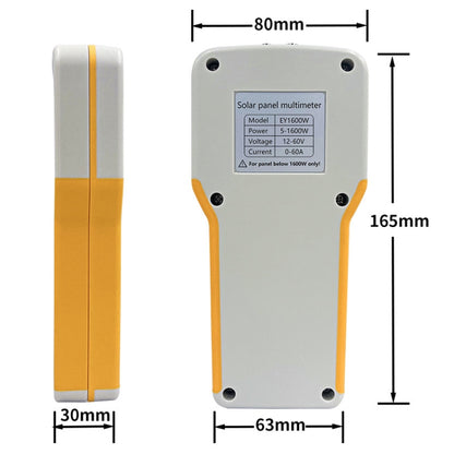 elejoy 1600W MPPT Solar Photovoltaic Panel Multimeter(EY1600W) - Digital Multimeter by elejoy | Online Shopping South Africa | PMC Jewellery | Buy Now Pay Later Mobicred