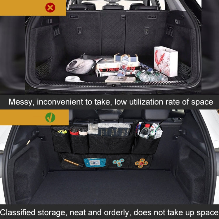 Car SUV Rear Seat Widening Organizing Storage Bag(Black) - Stowing Tidying by PMC Jewellery | Online Shopping South Africa | PMC Jewellery | Buy Now Pay Later Mobicred